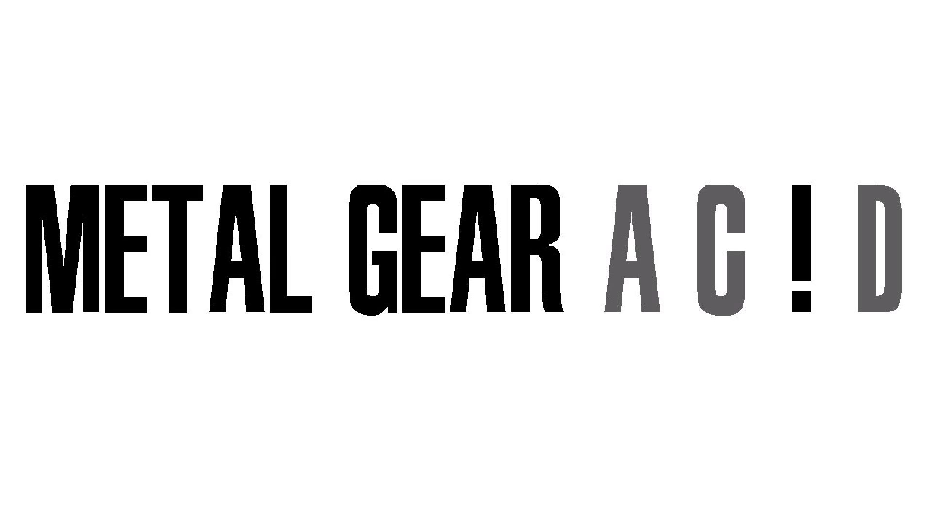 Metal Gear Acid Logo
