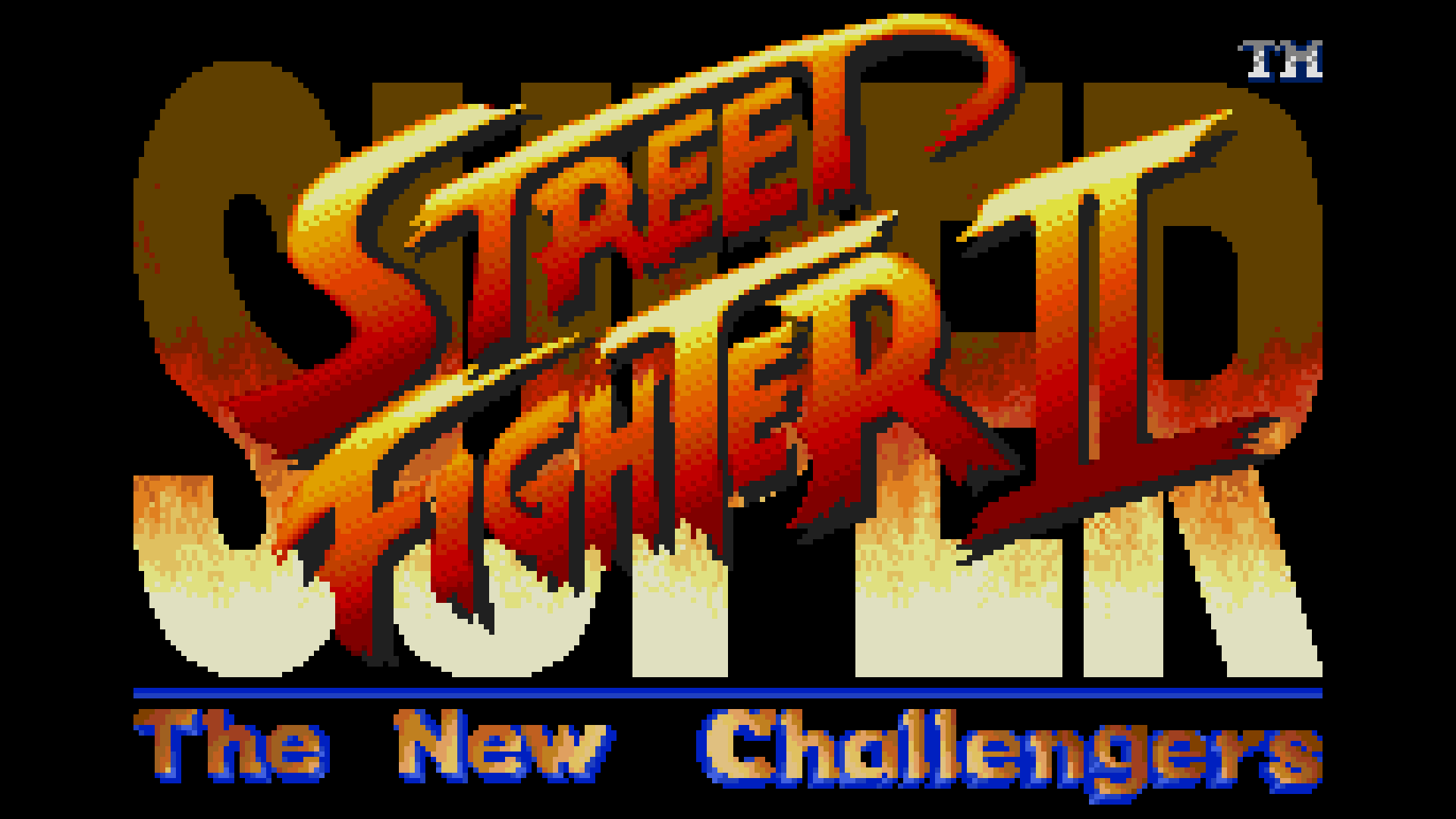 Super Street Fighter II (Mega Drive/Genesis) Logo