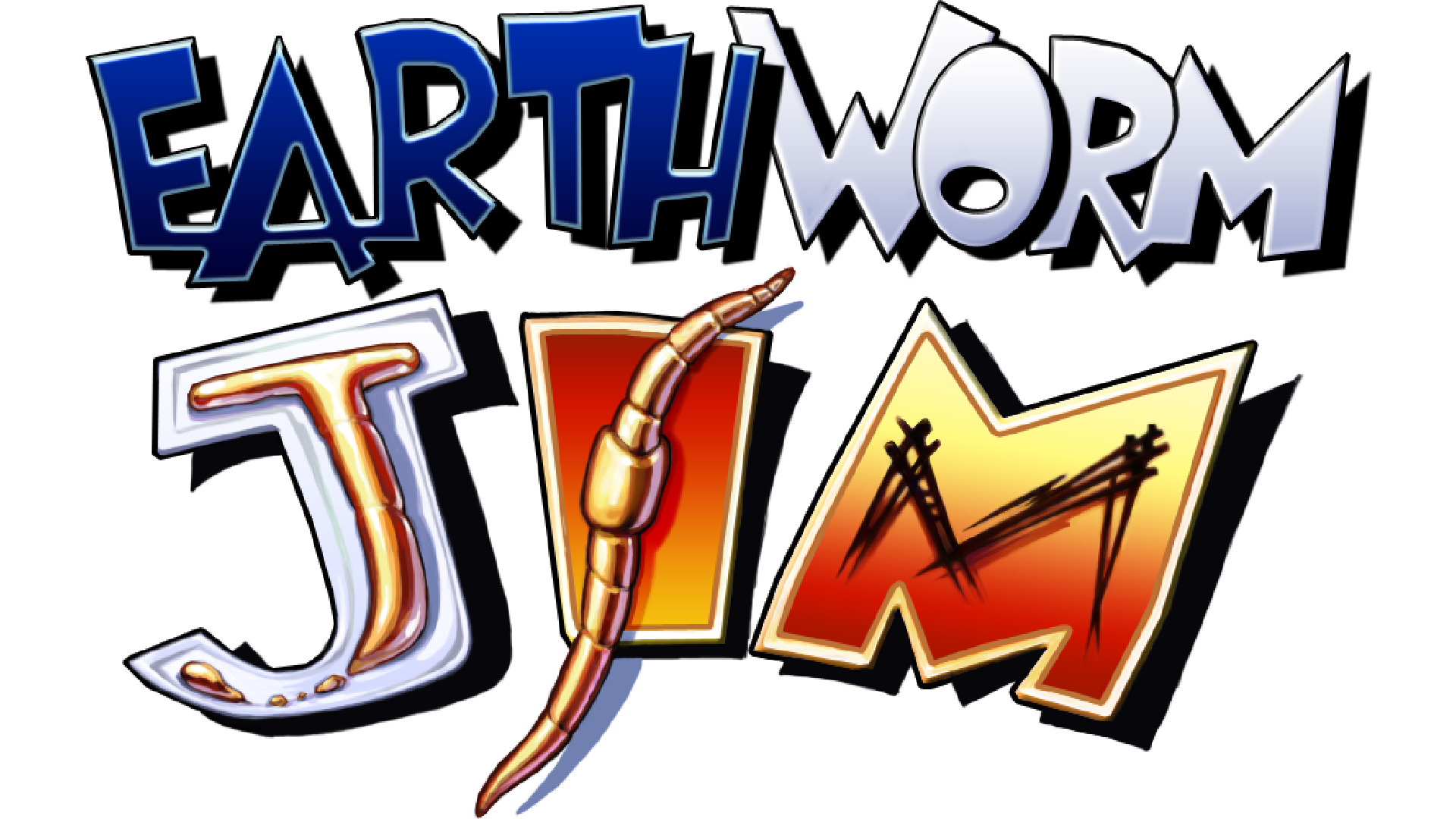 Earthworm Jim (SNES) Logo