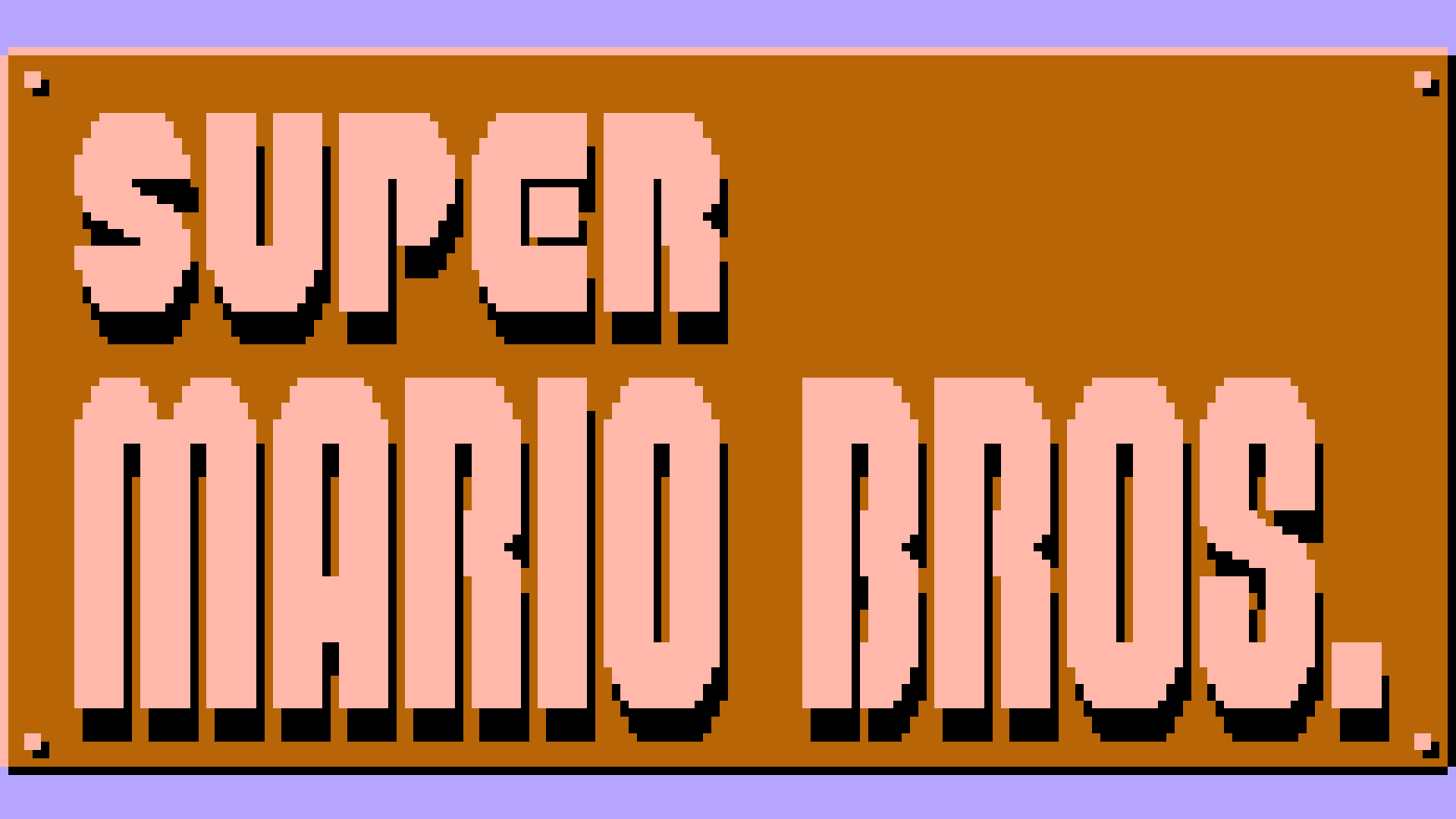 Super Mario Bros. Logo